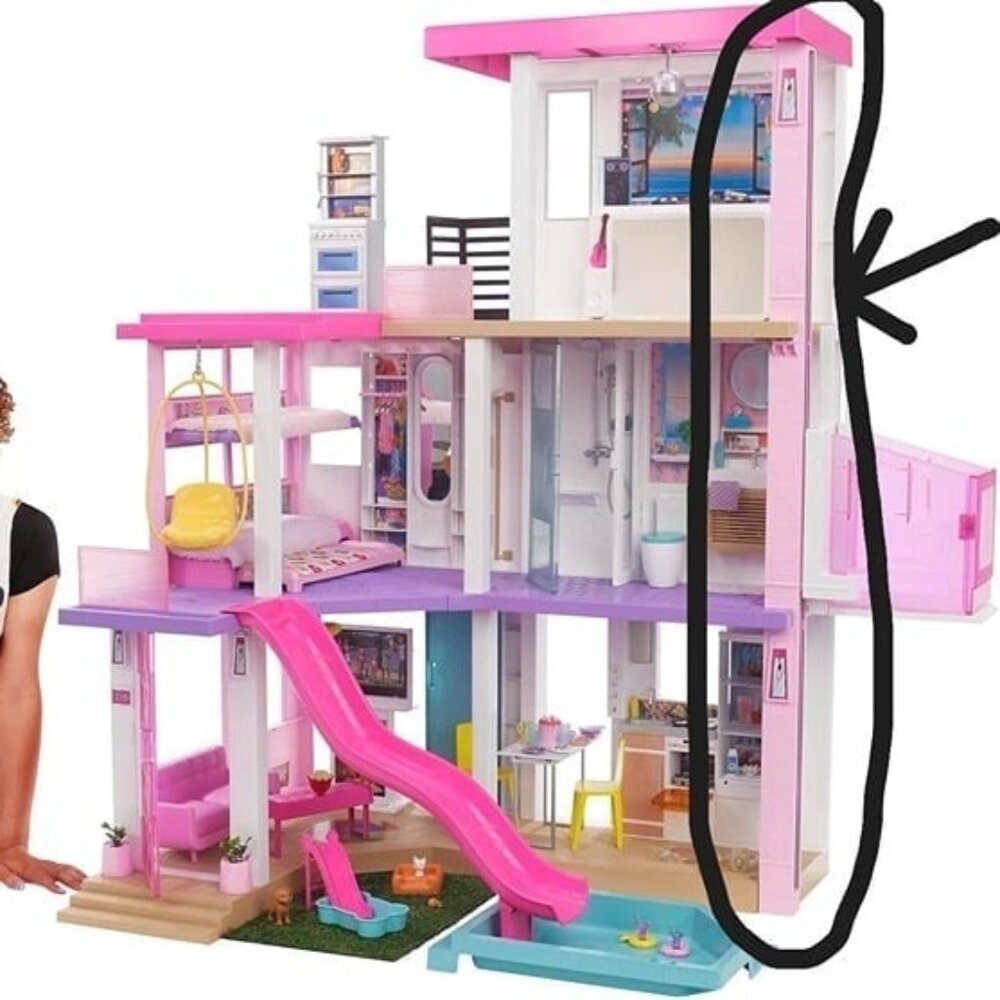 2021 Barbie Dreamhouse Pink Elevator Shaft Replacement Part GRG93